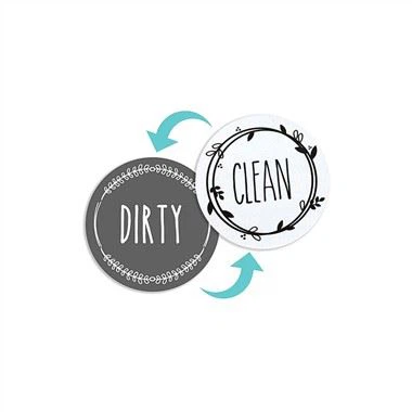 Clean Dirty Double-sided Magnetic Sticker