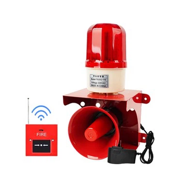 Wireless Remote Control Sound Light Alarm